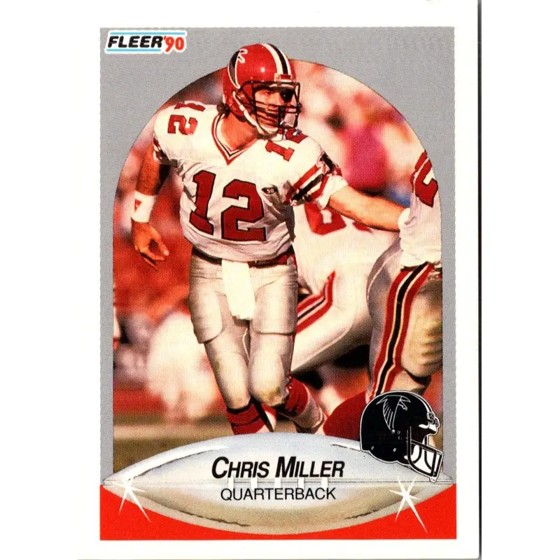 1990 Fleer Chris Miller #381