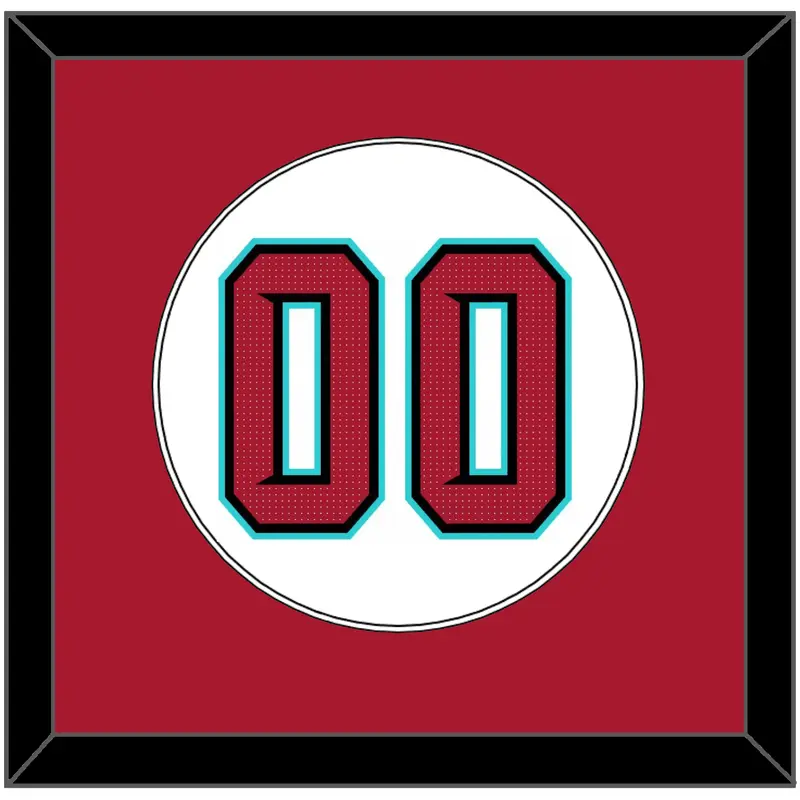 Arizona Number - Home White - Single Mat 2