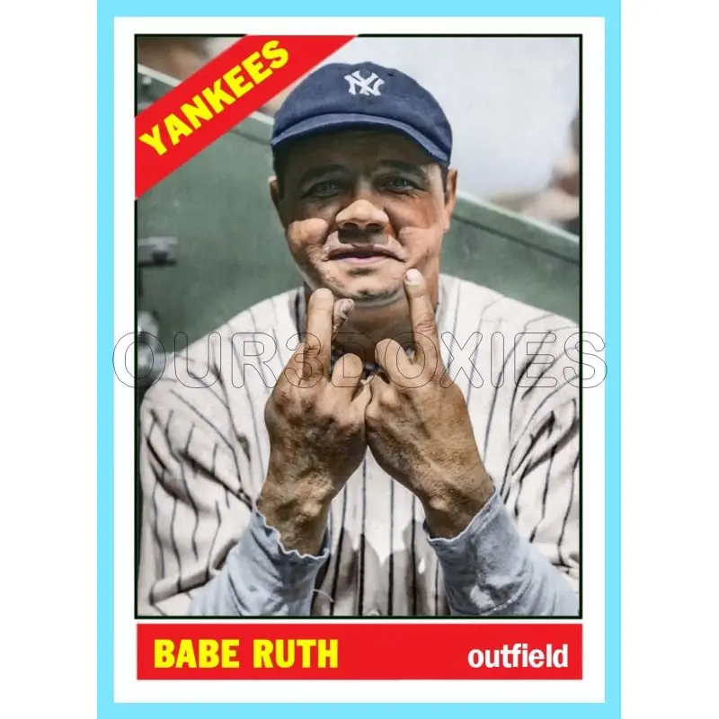 Babe Ruth 1966 Topps Custom Card - 4457