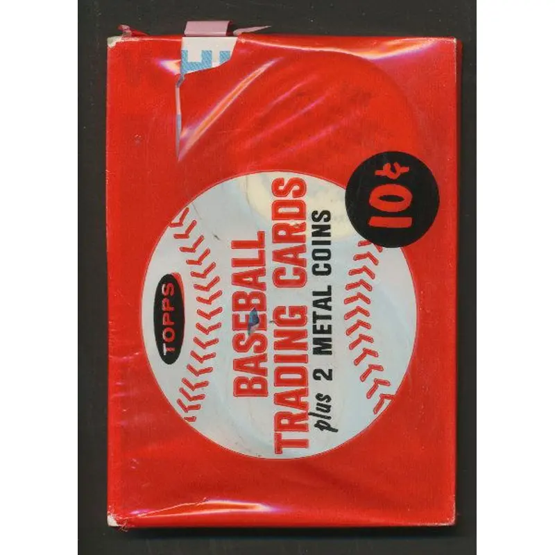1964 Topps Baseball Unopened 7th Series Cello Pack