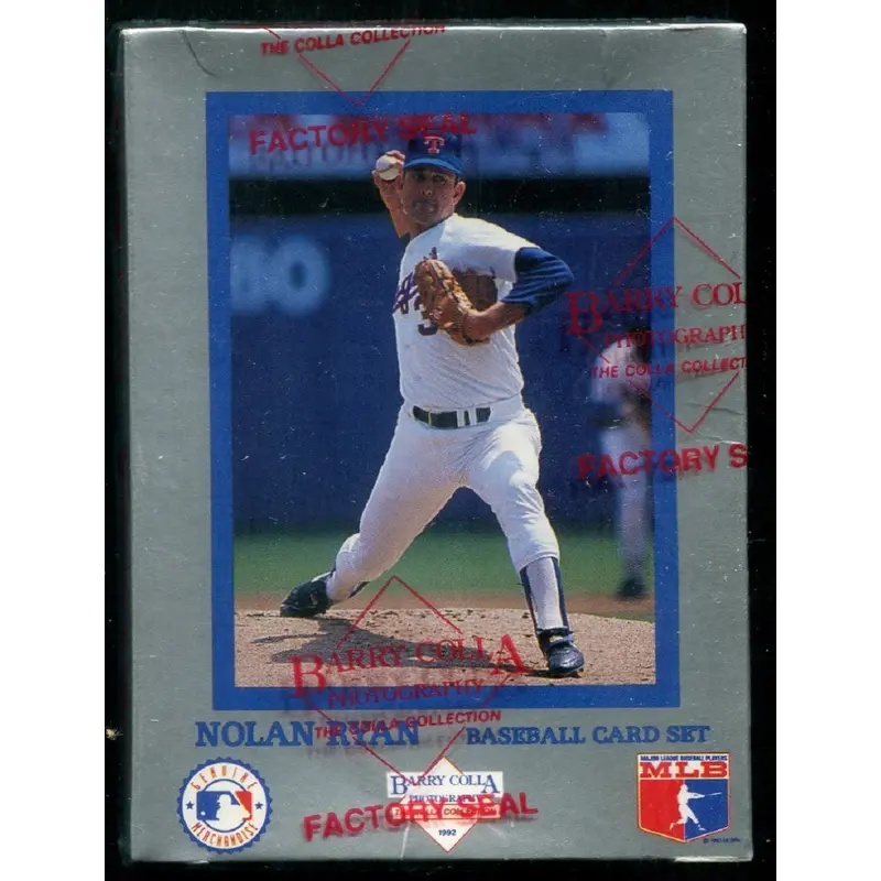 1992 Barry Colla Collection Nolan Ryan Baseball Factory Set (12)