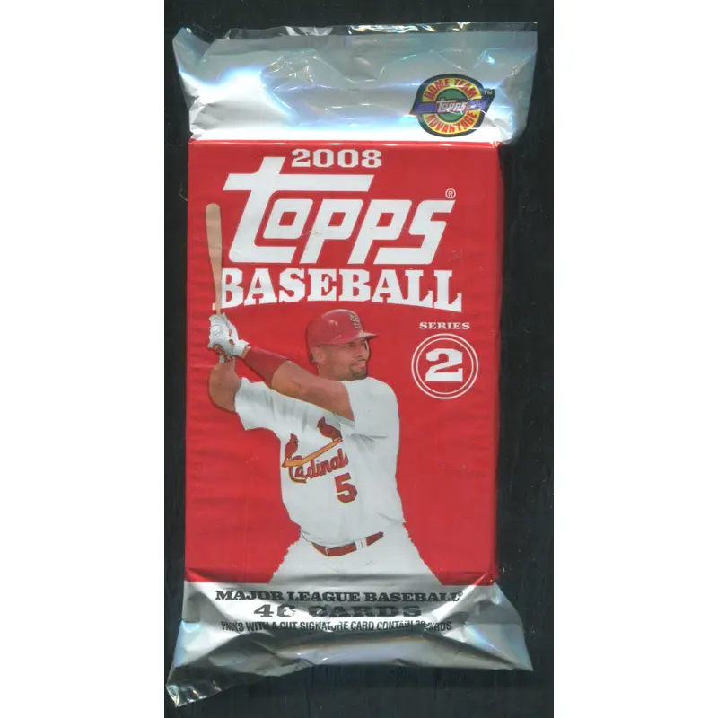 2008 Topps Baseball Unopened Series 2 Jumbo Pack (HTA) (46)