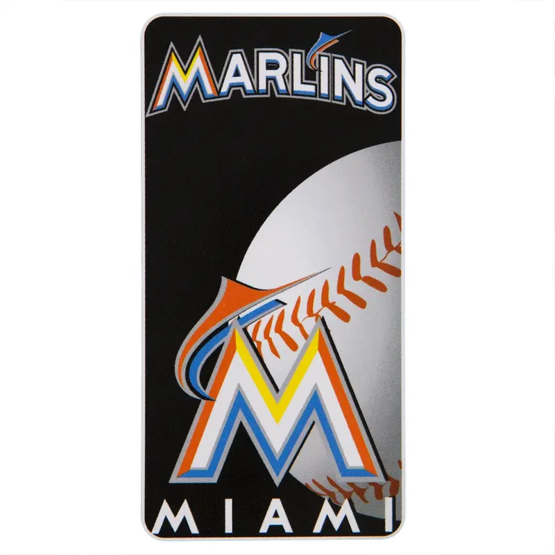 Miami Marlins - Large Ball Logo Velour Beach Towel