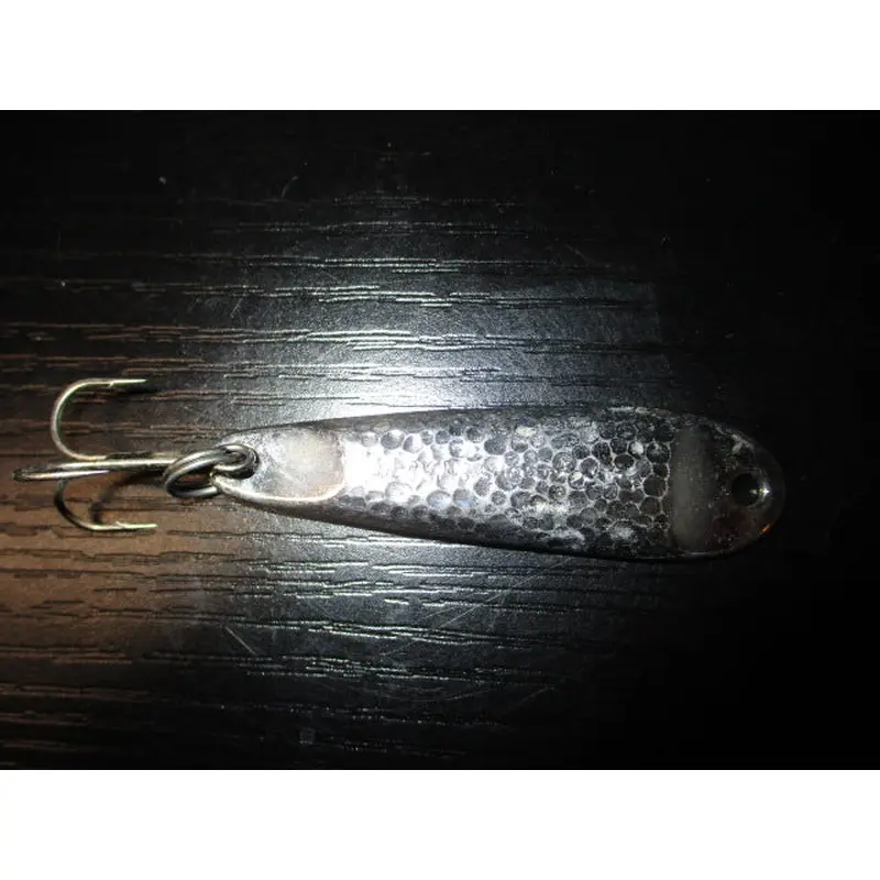 Used Stainless Steel Hopkins Shorty Spoon Lure - 2.5"