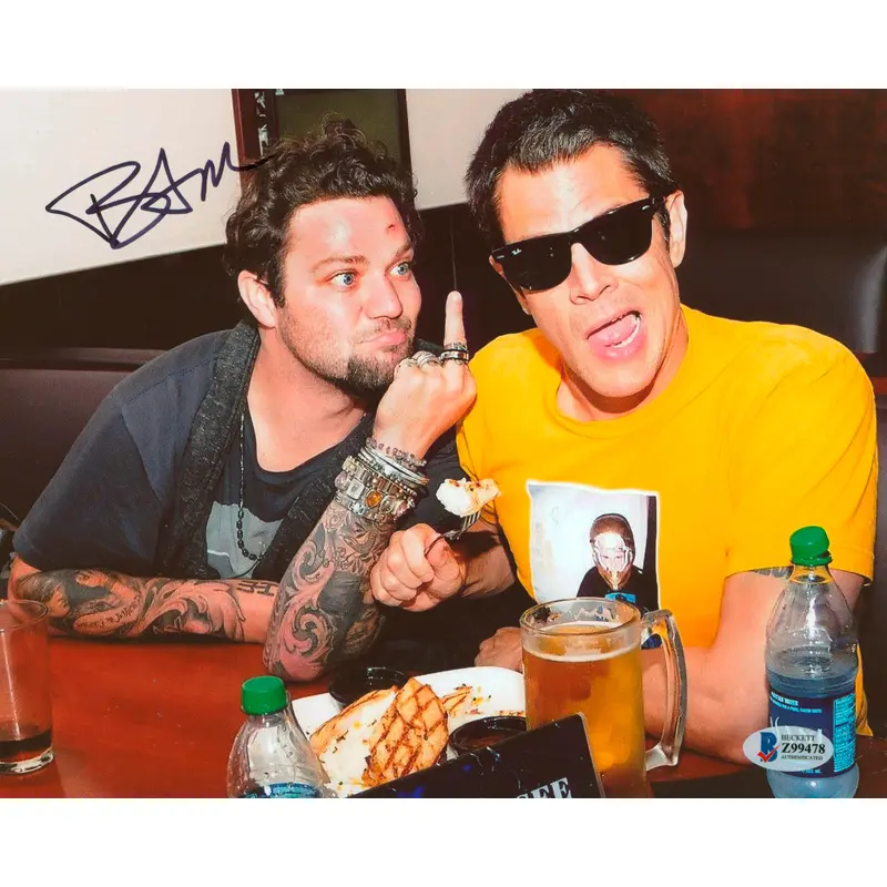 Bam Margera Jackass Authentic Signed 8x10 Photo Autographed BAS #Z99478
