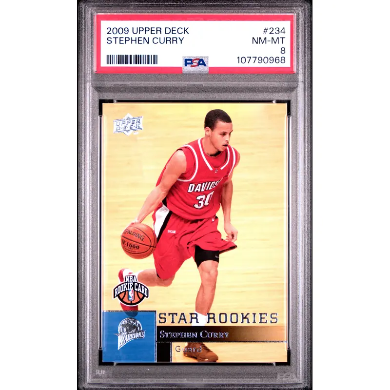 Stephen Curry 2009 Upper Deck RC #234 PSA 8 Nm-Mint 0968