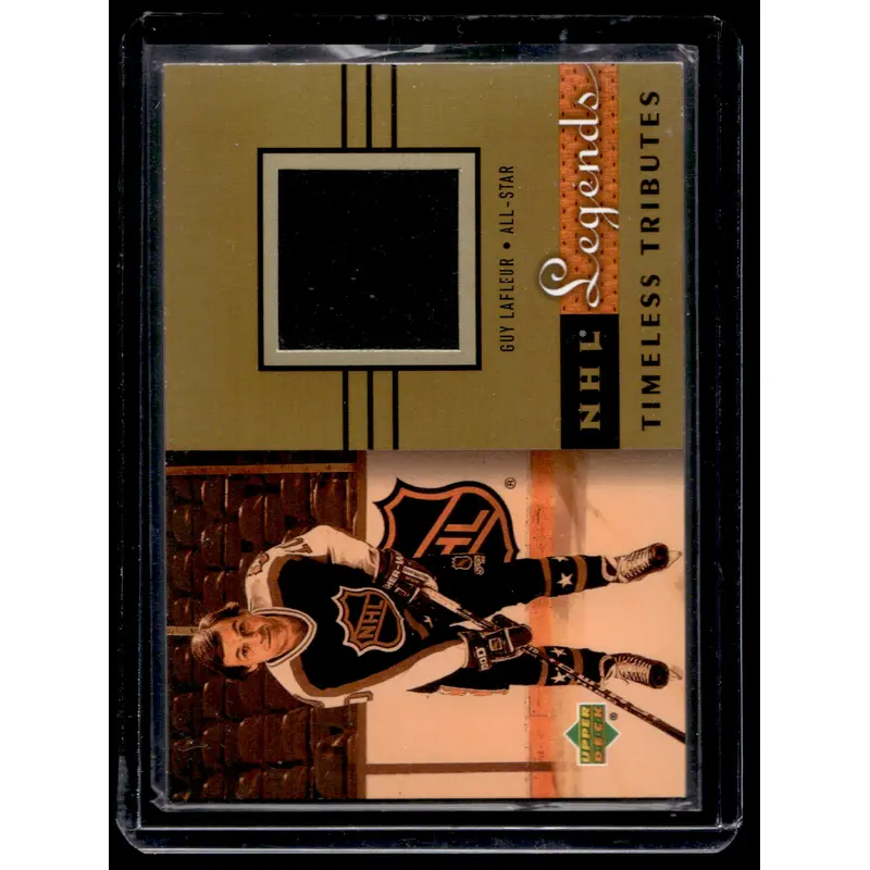 2001-02 Upper Deck Legends - Timeless Tributes Jerseys Guy Lafleur #TT-GL