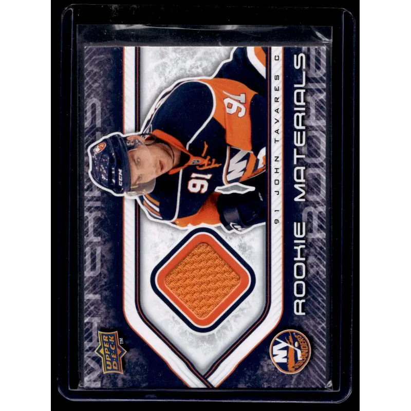 2009-10 Upper Deck - Rookie Materials - John Tavares #RM-JT RY