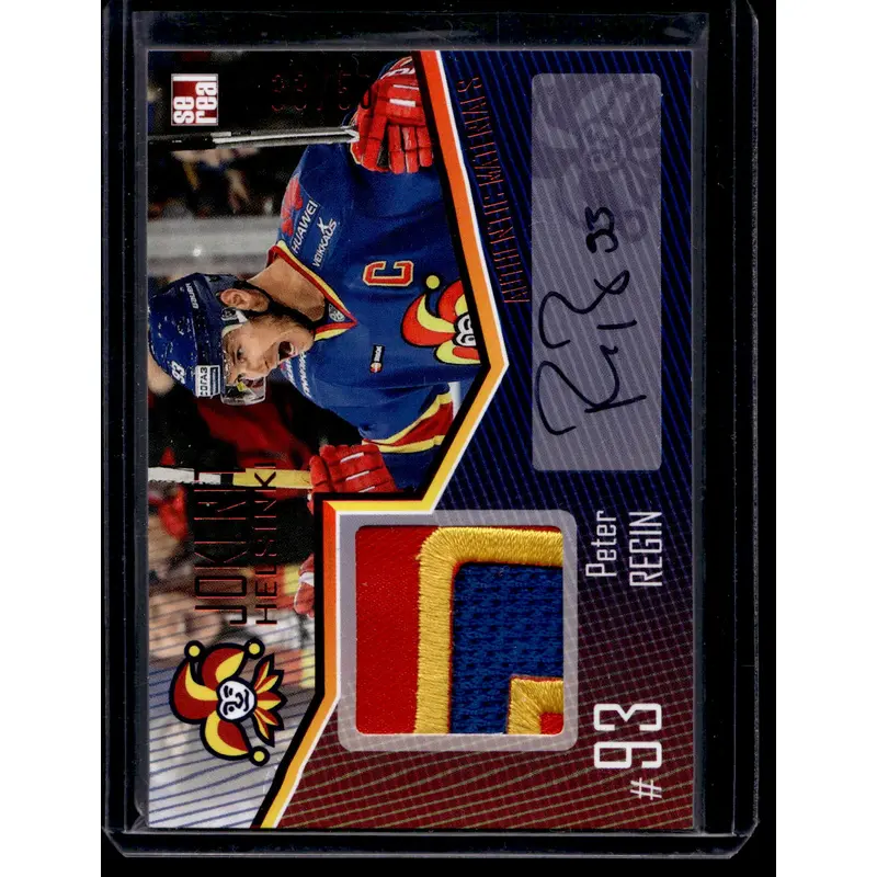 2016-17 Cereal Jokerit Authentic Jersey & Autograph - Peter Regin #JOK-JER-A27 /50