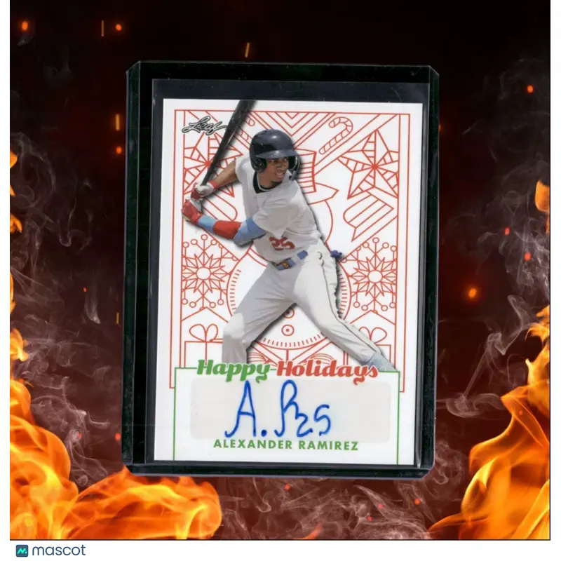 2023 Leaf Alexander Ramirez Happy Holidays Auto #BA-AR1