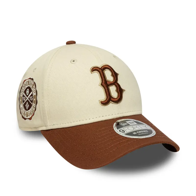 New Era - 9FORTY M-crown - Boston Red Sox - Colour Block - Chrome/Light Brown