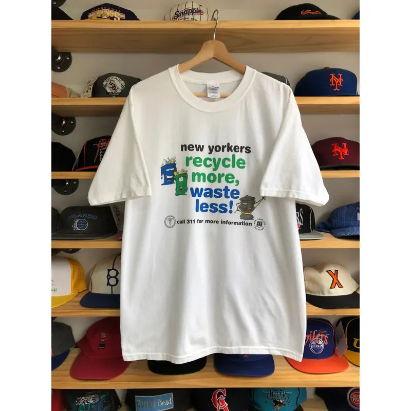 Vintage New York City Recycles Tee Size Large