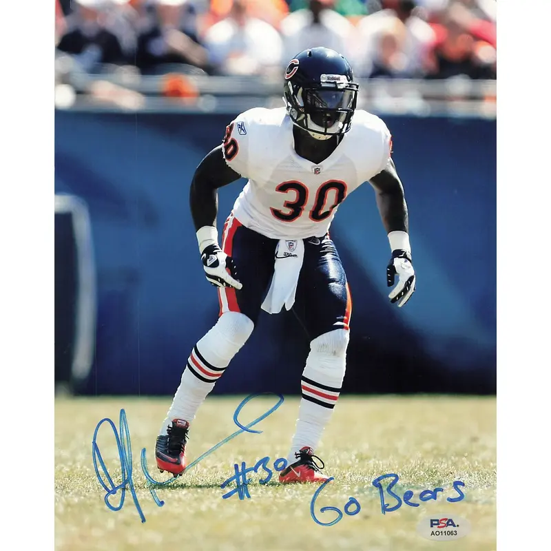 D.J. Moore Signed 8x10 photo PSA/DNA Chicago Bears Autographed