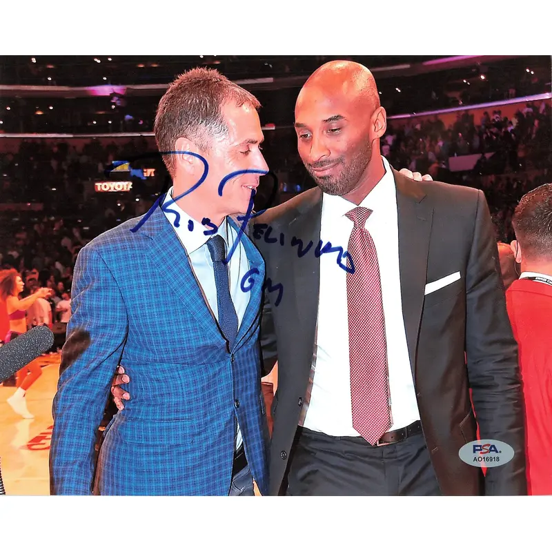 Rob Pelinka signed 8x10 photo PSA/DNA Lakers Autographed