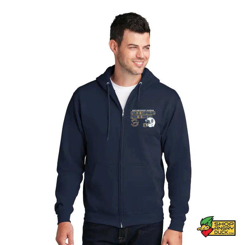 Hoban Football Pain Full Zip Hoodie
