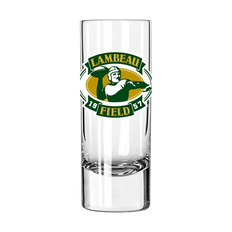 Lambeau Field 2.5oz Letterman Shooter Glass