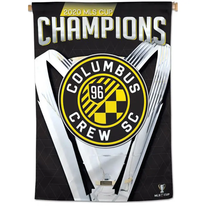 Columbus Crew SC 2020 MLS Champions Official Commemorative Wall BANNER - Wincraft Inc.