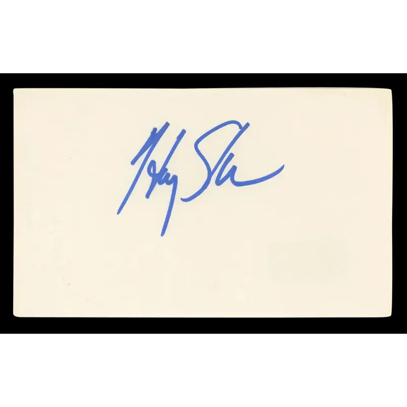 Harry Shearer The Simpsons Authentic Signed 3x5 Index Card BAS #BL96934