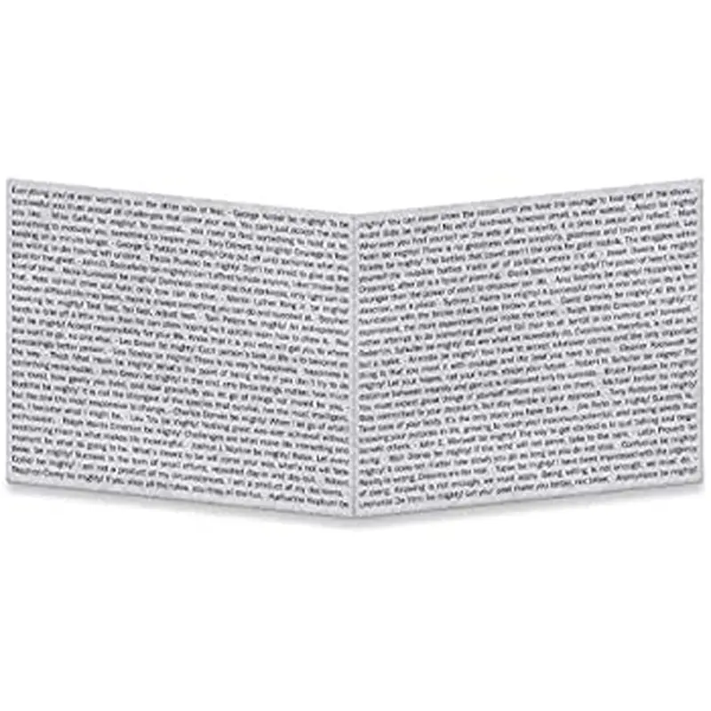 Inspirational Quotes Tyvek Mighty wallet