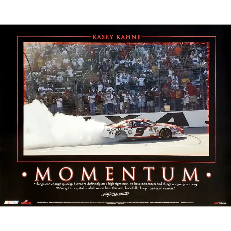 Kasey Kahne "Momentum" (Victory at Texas) NASCAR Racing Poster - Time Factory 2006