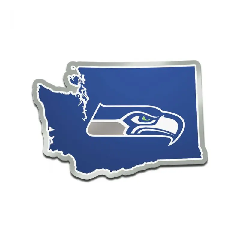 SEATTLE SEAHAWKS STATE ACRYLIC AUTO EMBLEM