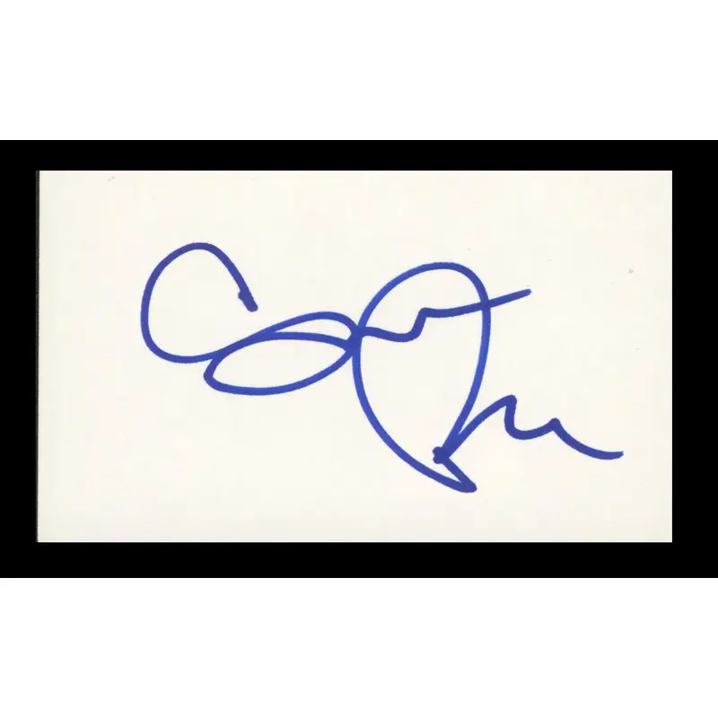 Simon Rex What I Like About You Authentic Signed 3x5 Index Card BAS #BP00920
