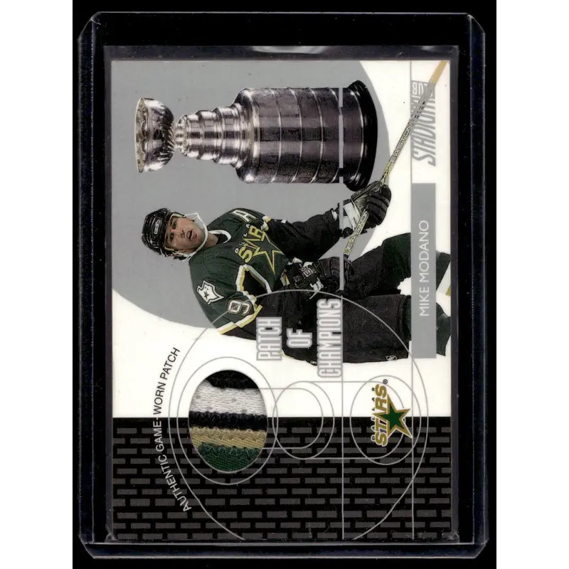 2002-03 Topps Stadium Club - Patch of Champions - Mike Modano #PC-6 /25