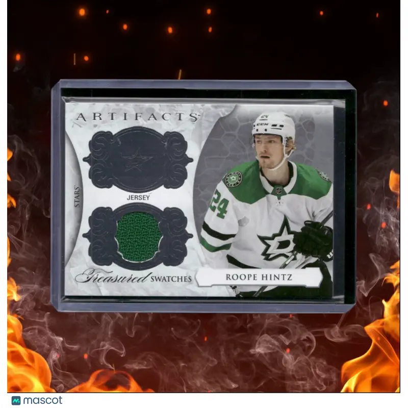 2023-24 Upper Deck Artifacts Roope Hintz Treasured Swatches Jersey #TS-RH