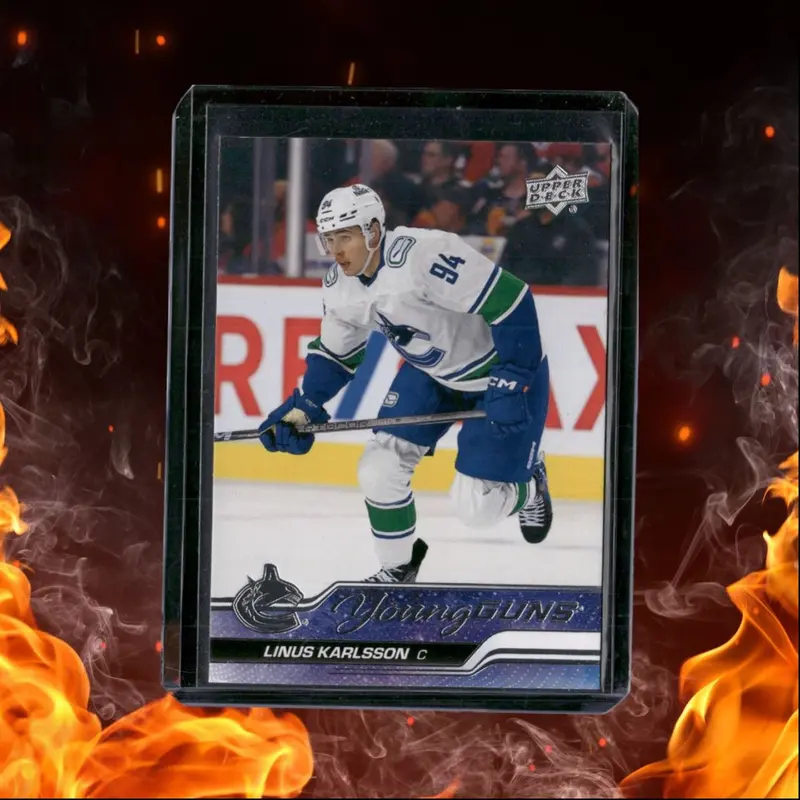2023-24 Upper Deck Linus Karlsson Young Guns Rookie #718
