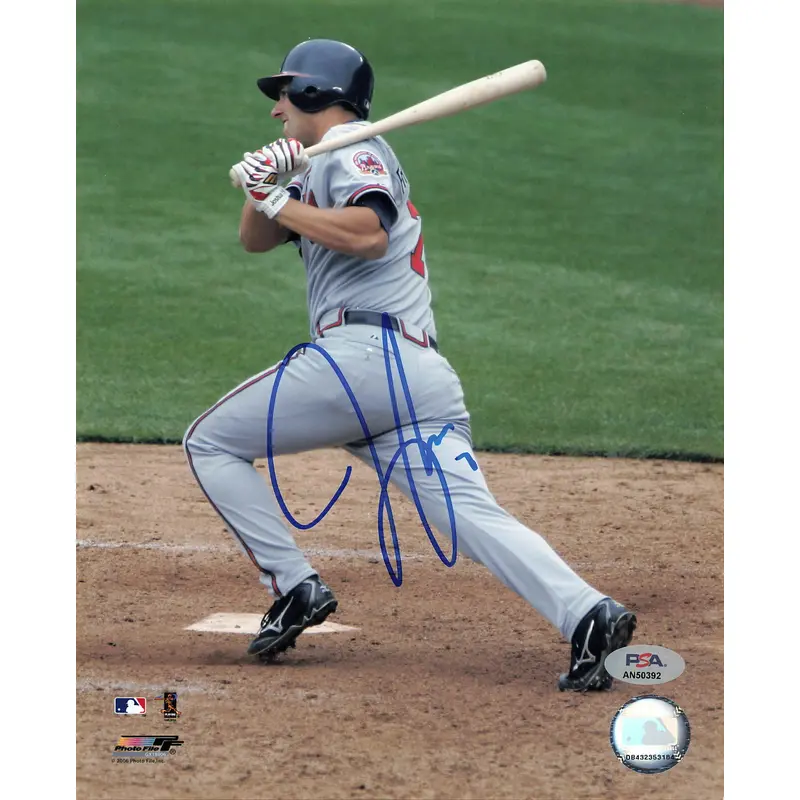 Jeff Francoeur signed 8x10 photo PSA/DNA Atlanta Braves Autographed