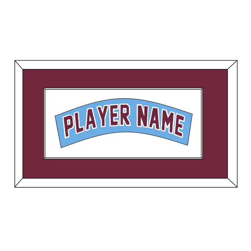 Philadelphia Nameplate - Road Powder Blue (1973-1986) - Single Mat 2