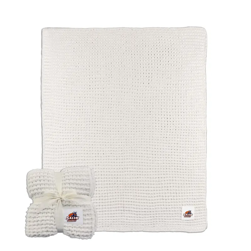 Salem State Cable Knit Throw 50x60