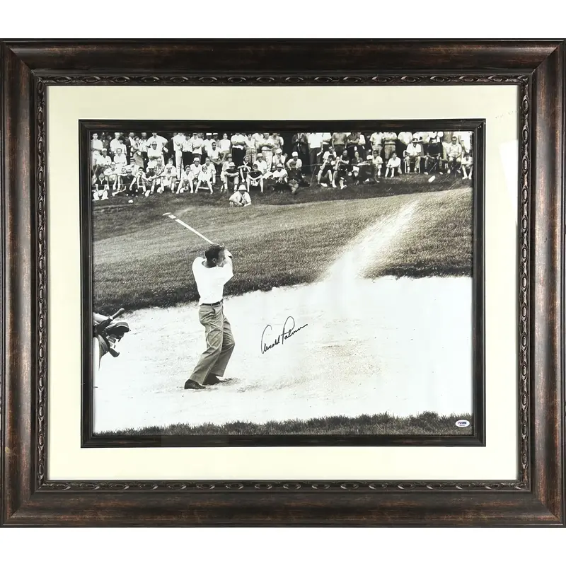 Arnold Palmer Authentic Signed 20x30 Framed Canvas Autographed PSA/DNA #T01091
