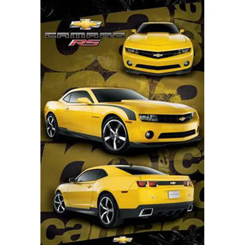 Camaro RS (2010) Three-Shot Muscle Car Profile Poster - Pyramid (UK)