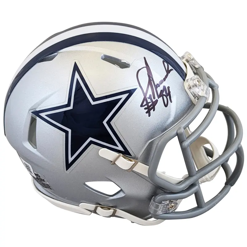 Cowboys Jay Novacek Authentic Signed Speed Mini Helmet BAS Witnessed