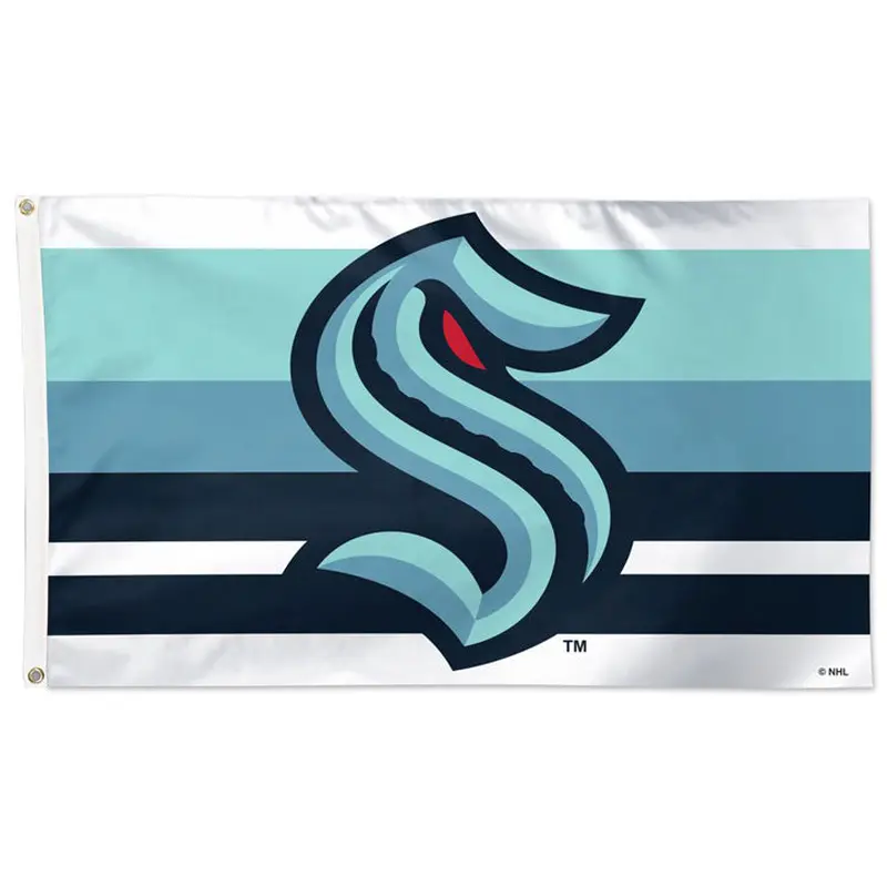 Seattle Kraken Official NHL Hockey Deluxe-Edition 3'x5' Flag - Wincraft Inc.