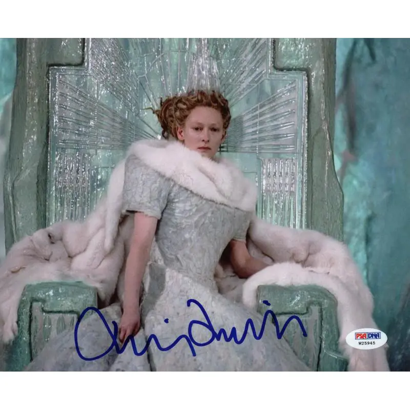 Tilda Swinton Chronicles Of Narnia Signed Authentic 8X10 Photo PSA/DNA #W25945