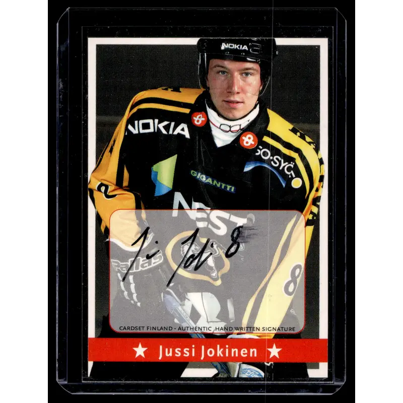 2002-03 Cardset Signature - Jussi Jokinen /1200
