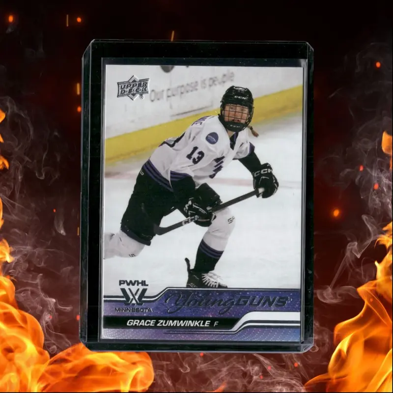 2024-25 Upper Deck PWHL Grace Zumwinkle Young Guns Rookie #52