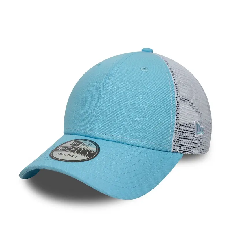 New Era Pastel Blue 9FORTY Trucker Adjustable Cap