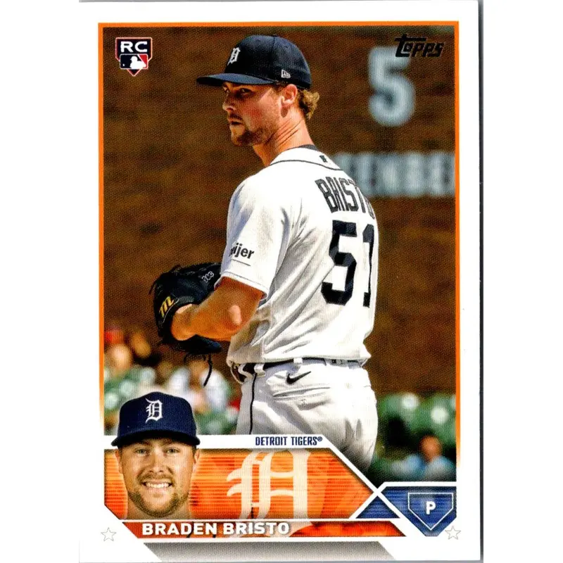 2023 Topps Update Braden Bristo #US282 Rookie