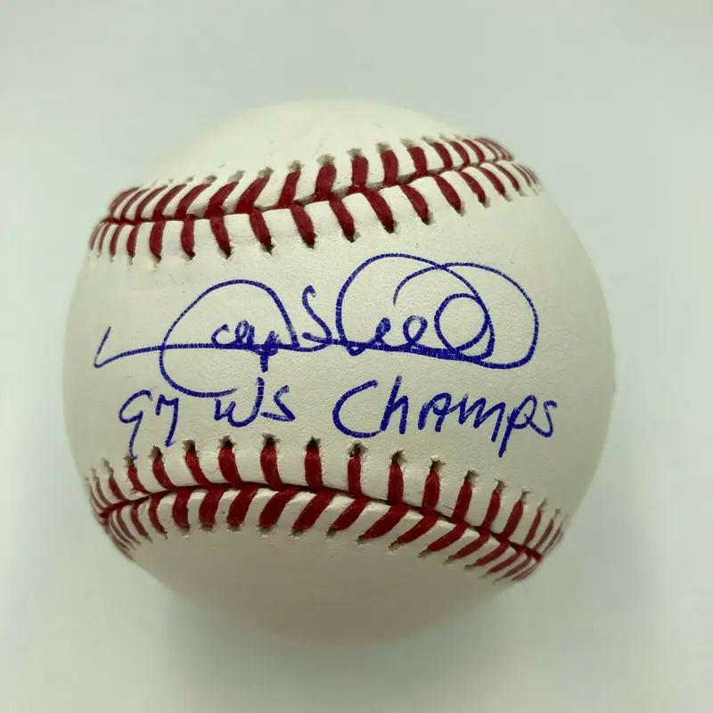 Gary Sheffield Signed Inscribed 1997 World Series Baseball Fanatics & MLB Holo