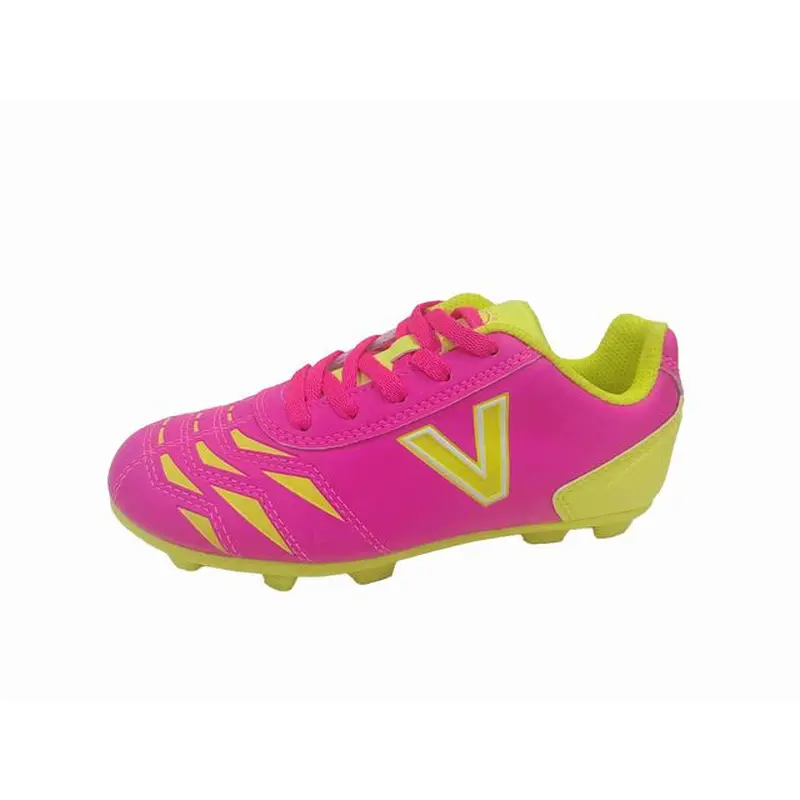 New Victor Sierra Kids Cattura MD Jr Soccer Shoes Size 8T - Pink/Yellow