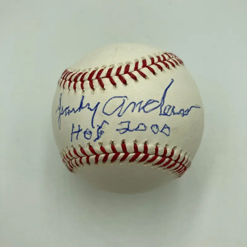 Sparky Anderson HOF 2000 Signed Official American League Baseball JSA COA