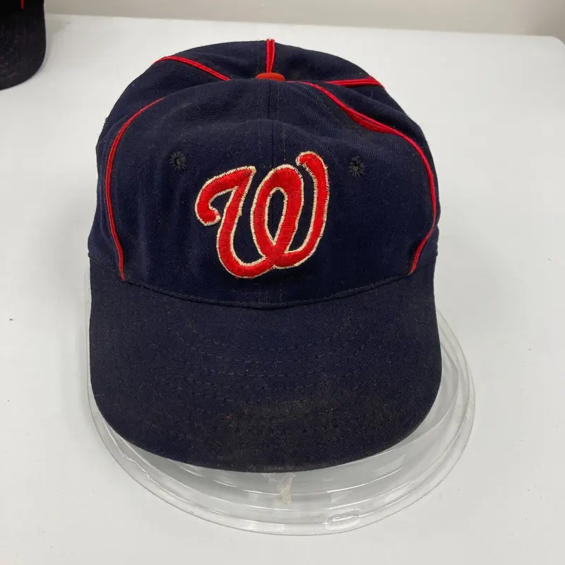 Vintage 1960s Washington Senators Game Used Wilson Baseball Cap Hat