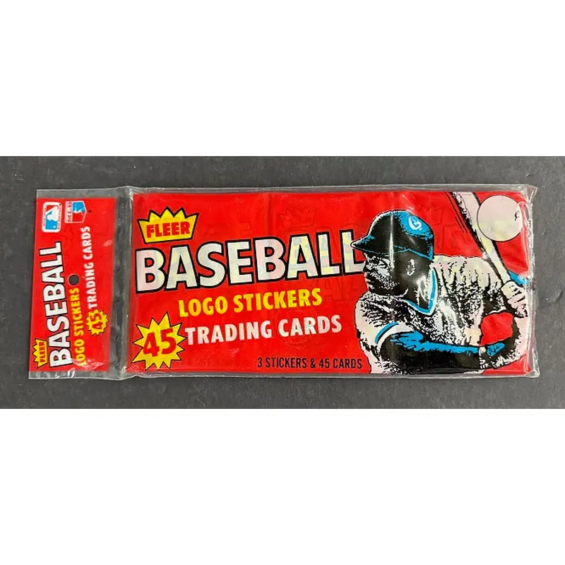 1982 Fleer Baseball Unopened Wax Pack Rack Pack