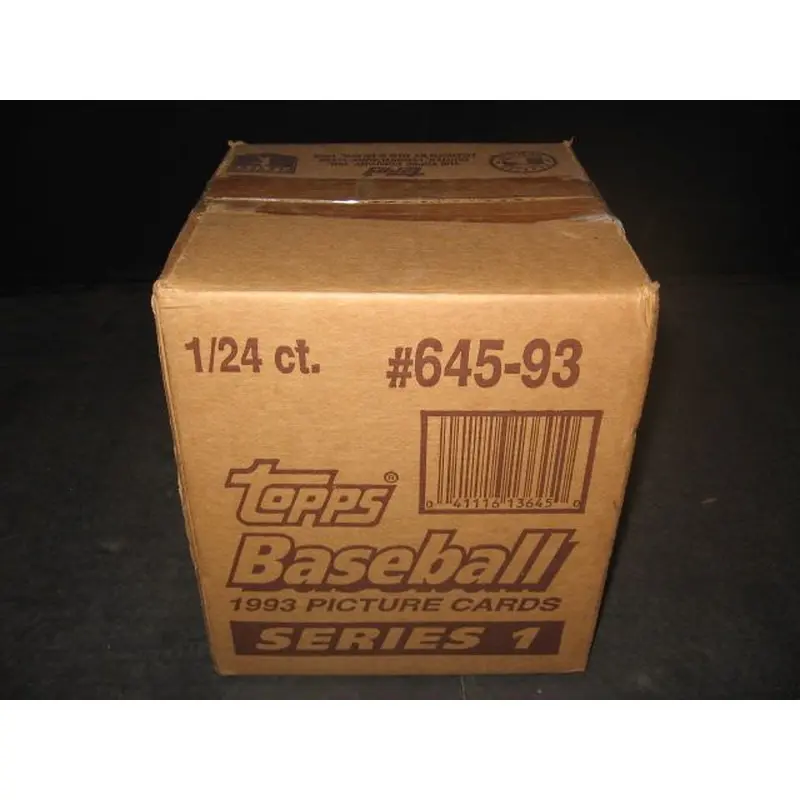 1993 Topps Baseball Series 1 Jumbo Box