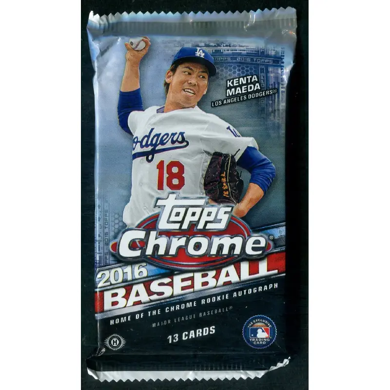2016 Topps Chrome Baseball Unopened Jumbo Pack (Hobby) (13)