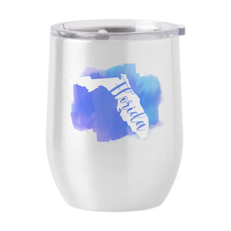 Florida 16oz Local State Pride White Curved Beverage