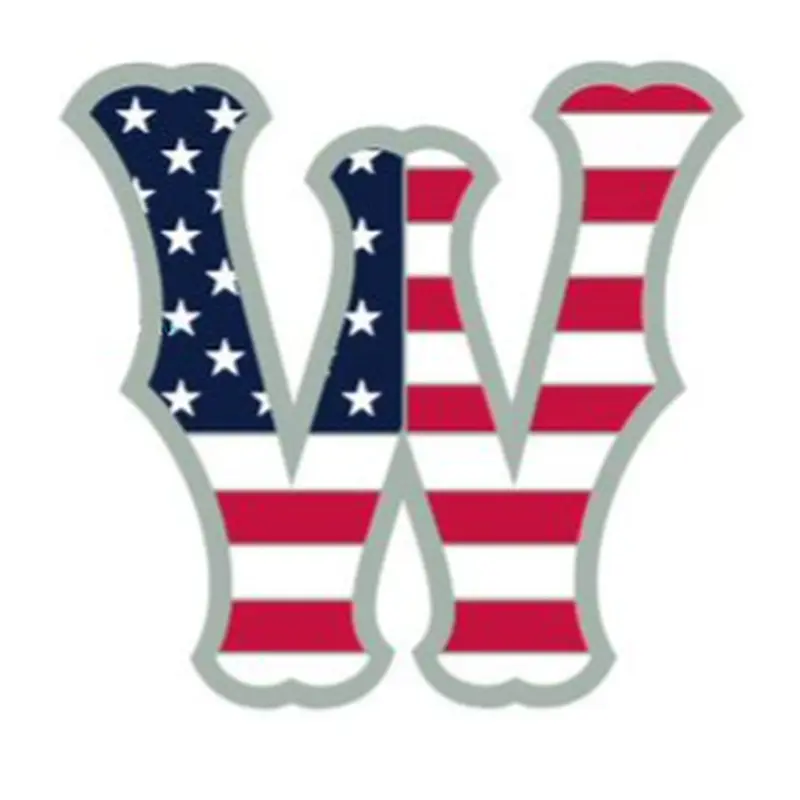 Worcester Red Sox Red White & Blue Classic W Flag Pin